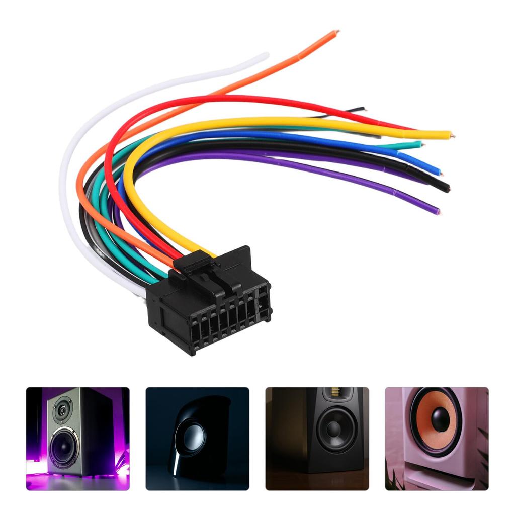 FESTFENDS Car Stereo Power Harness Compatible with Pioneer, Lightweight and