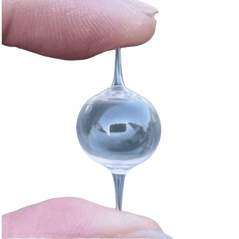 2pcs Clear Surface Fishing Float Transparent Water Bubble Float Bobber Slip Bobber Fishing 5#-Dia.13mm