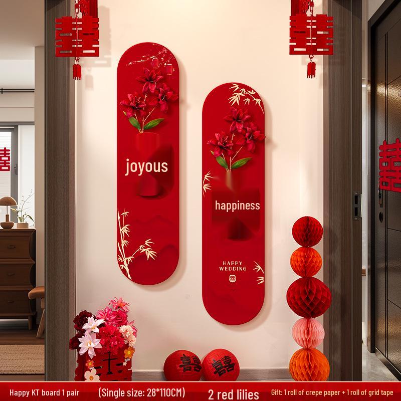 Hochzeitsgeschenk & Wohnzimmer Wanddekorationspaneel - Perfekt für neues Zuhause, Sofa-Hintergrund und Eingangsbereichsdekor