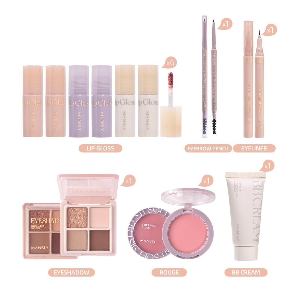 8-teiliges Schönheits-Make-up-Set