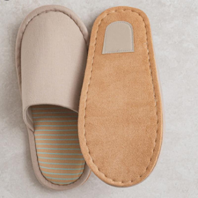 Daiso Midsole Stripe Basic Living Room Shoes 250 270 Mm Beige