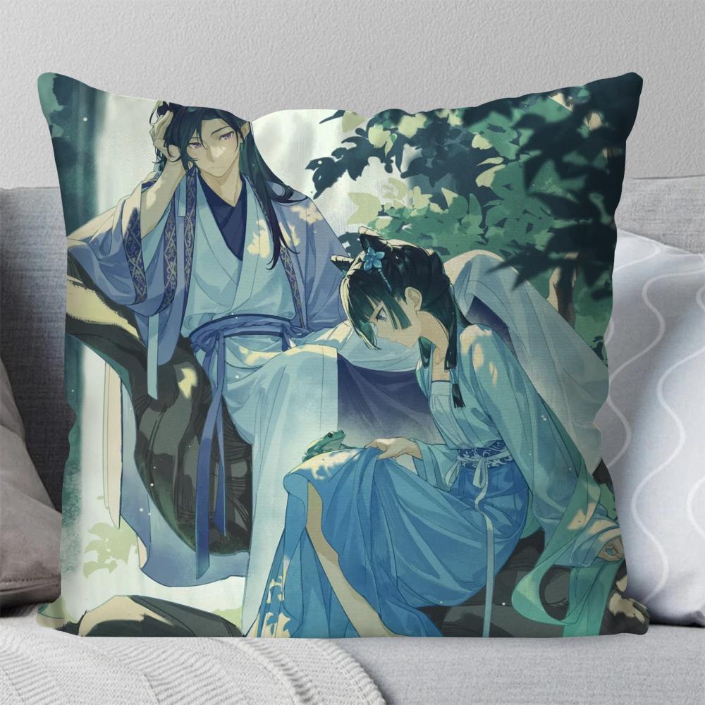 

1pc The Apothecary Diaries Animation Pillow Case Square Pillow Bedroom Sofa Leisure ComfortCar Living Room Home Decoration 40X40 16x16Inch