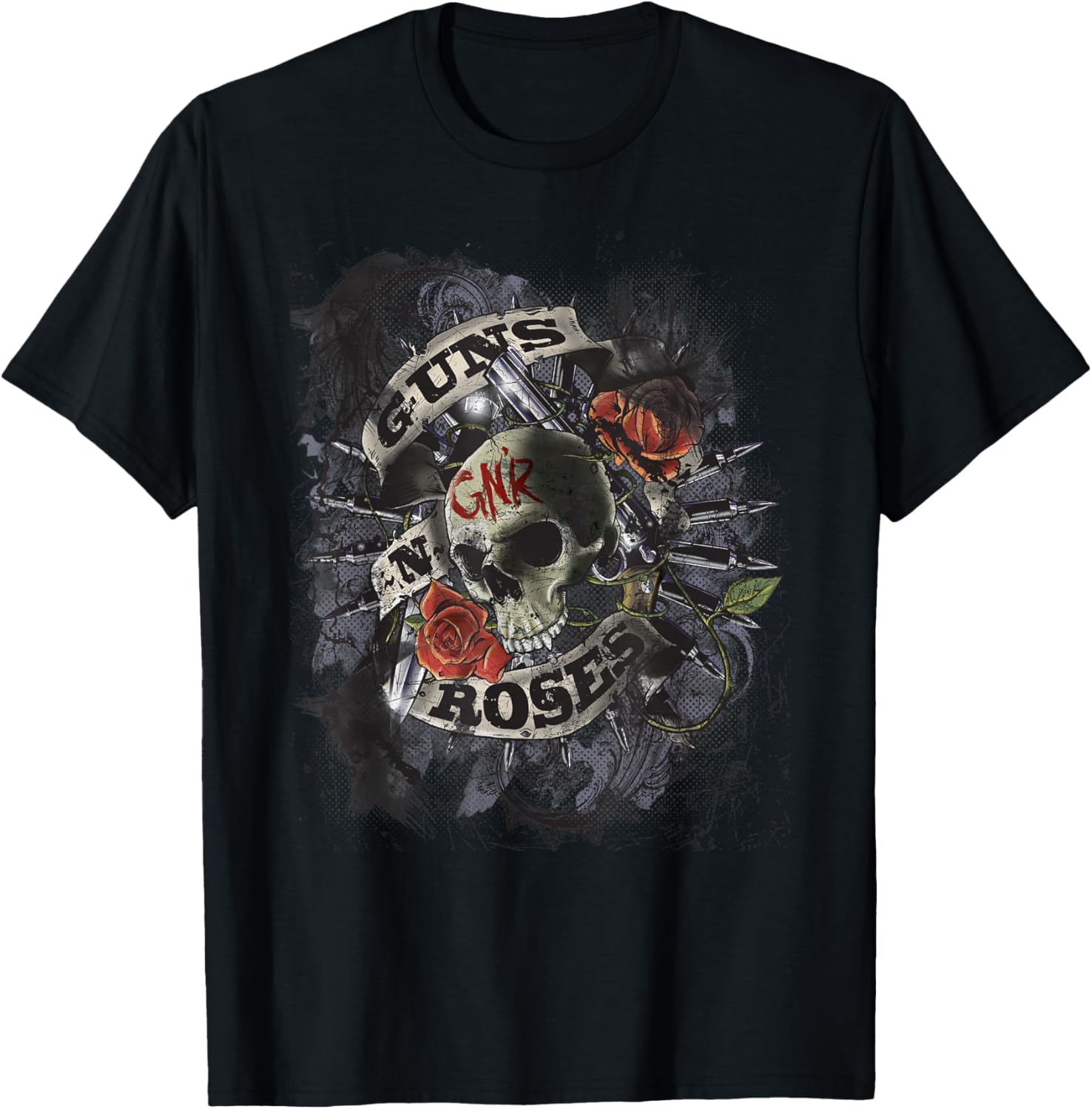 Gun N Roses Official Firepower T-Shirt Small S разноцветный