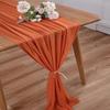 Solid Color Sheer Chiffon Table Runner Chiffon Wedding Table Runner  Wedding Reception
