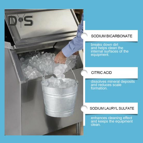 Ice Machine Cleaner Cleaning Tablets Eco-friendly Safe To Use Powerful Effective Universal Ice Maker Cleaner Descaler