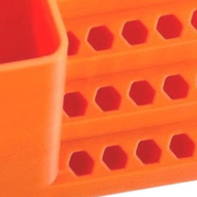 Hex Screwdriver Bit Organizer Box Hole Board Screw Holder Batch Head Storage Box for Screwdriver Hexagonal Handle Card Holder