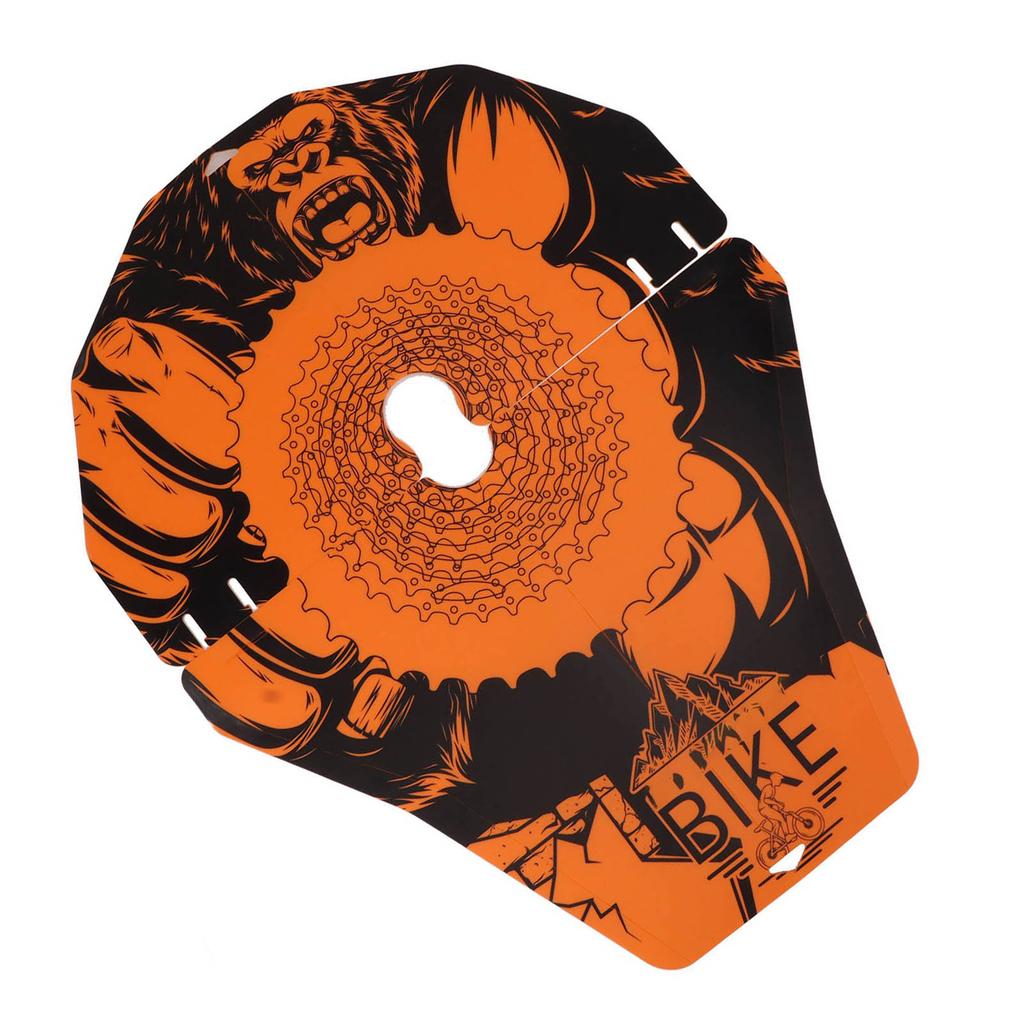 2 Τεμ. Κάλυμμα Πλυσίματος Ποδηλάτου PP Πρόληψη Λεκέδων Λαδιού Αντοχή στη Φθορά Κάλυμμα Δισκόφρενου Τροχού για Βουνό