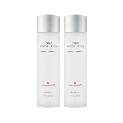 Time Revolution The First Essence 5X 180ml X2 – Intensive Hydrating Treatment Essence,Brightening Care, K-Beauty Fermented Essence
