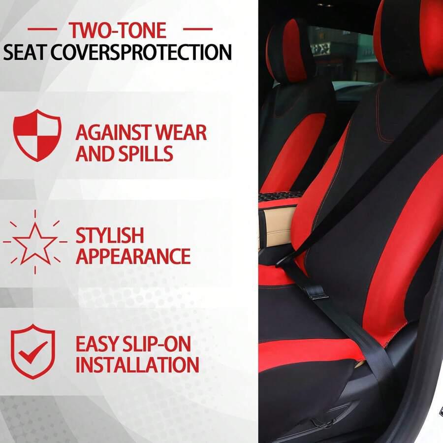 Komplettes Autositzbezug-Set für Vorder- und Rücksitze