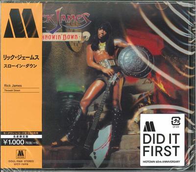 CD RICK JAMES - throw in down UICY78918 Motown 2019 Japan Soul/Funk Gebraucht