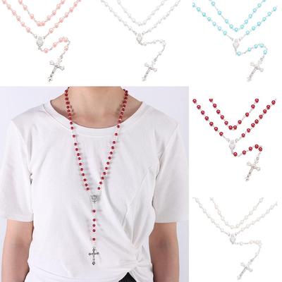 6mm Rosary Beads Rosary Beads Necklace Simple Style Women Necklace  for Women