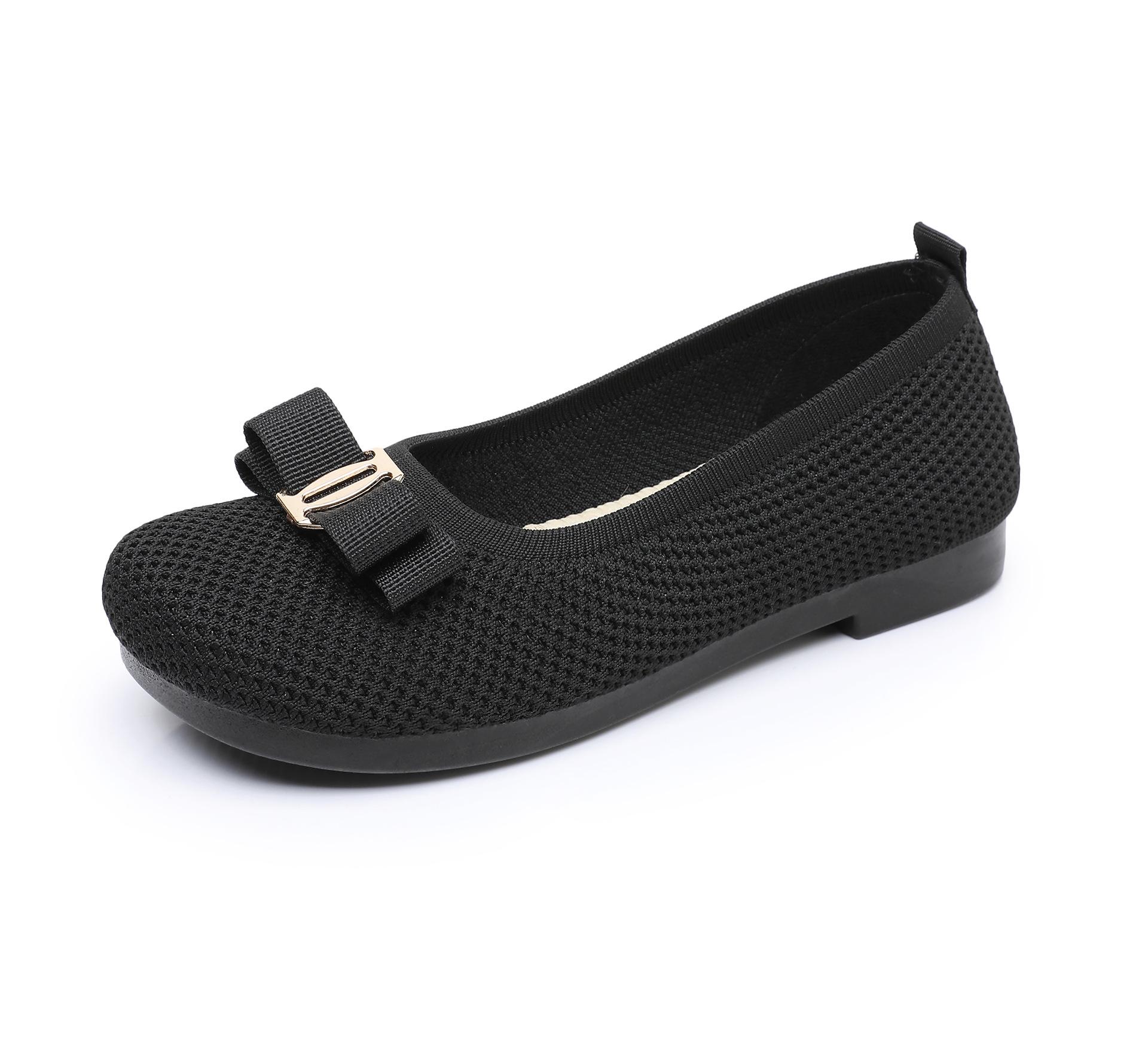 

Туфли женские весна-лето 2025 новые универсальные туфли с мягкой подошвой повседневные легкие, удобные и дышащие одинарные туфли женские 35 чёрный