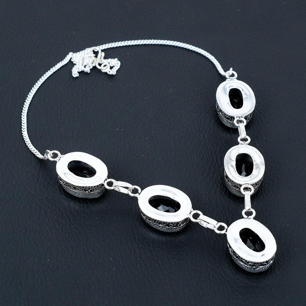 Amethyst Gemstone Handmade 925 Sterling Silver Necklace, Antique Jewelry Necklace, Amethyst Necklace For Women, Birthstone Jewelry Gifts