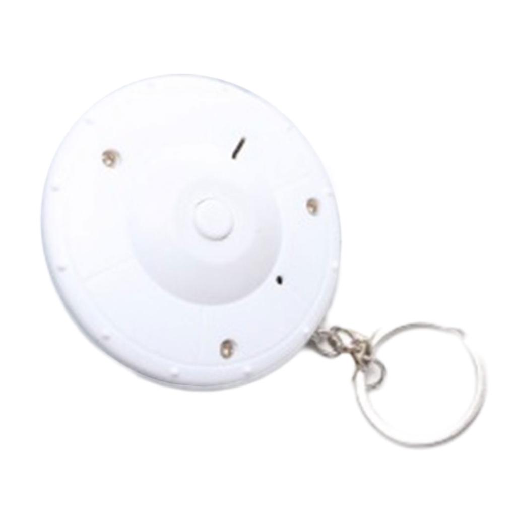 Niedlicher UFO-Schlüsselanhänger Mini-LED-Licht Fliegende Untertasse Schlüsselanhänger Kreatives Raumschiffmodell Anhänger Schmuck für Kinder und Erwachsene