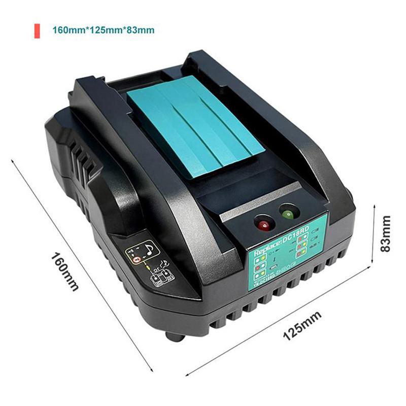 DC18RC Li-ion Battery 3A Charger For 14.4V-18V BL1860B BL1850B BL1840 BL1830 BL1820 BL1415 BL1440 Power Tool Charger