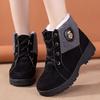 New Thickened Snow Boots Women's High-top Cotton Shoes 2025 Winter Warm Shoes Non-slip Middle-aged and Elderly Mother Cotton Shoes Women