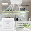 MAYITOP Bathroom Vent Cover BP46 BP90 With Springs Replacement Bathroom Ceiling Fan Grille Cover For Bro-an Nut-one Exhaust Fan Square Ceiling Or