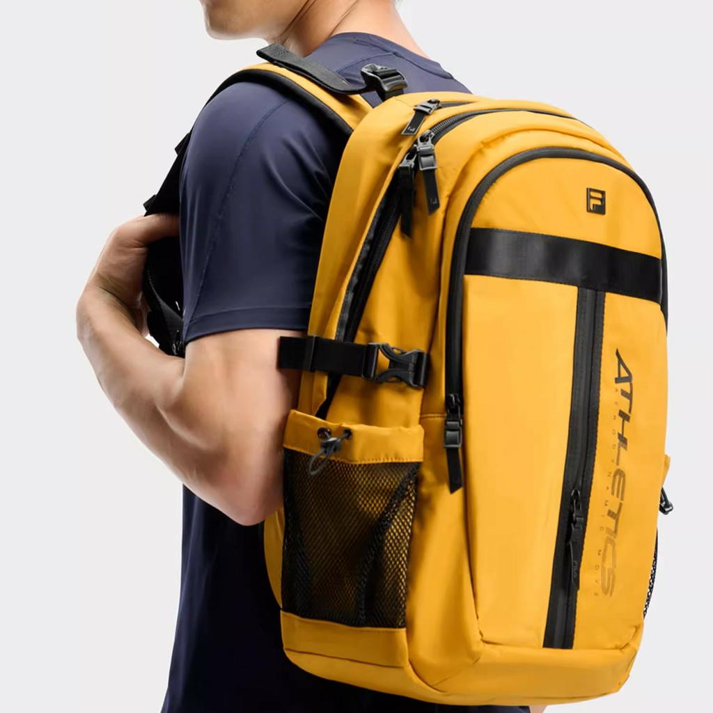 New FILA Fabric Backpack Extra Small Men's Spruce Yellow A13M431108FYE