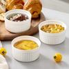 6pcs with Lid Ramekin 8 Oz Pudding Cup Multifunctional Soup Cup  Custard