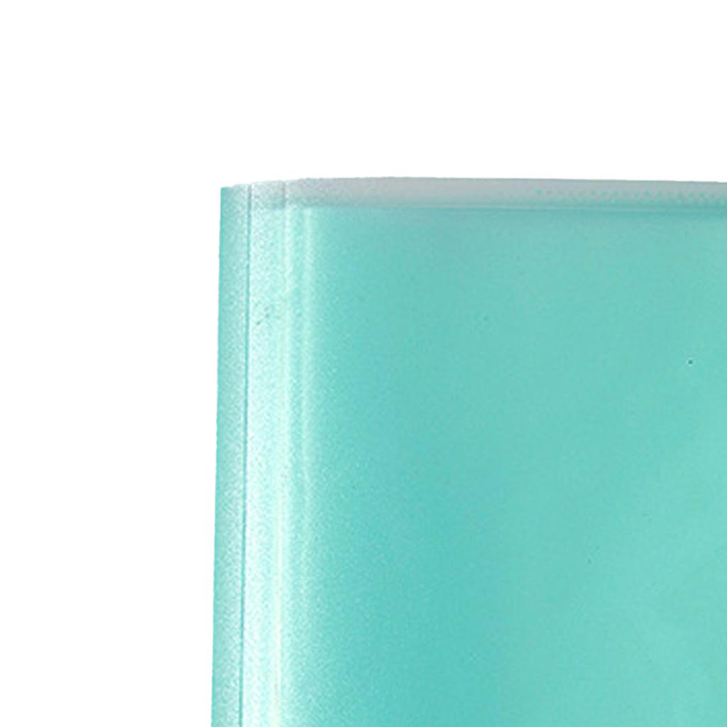 File Folder A3 Size Multi Pockets PP Clear Round Edge Document Organizer with Buckle Lock for