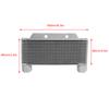 Silver Aluminum Alloy Engine Oil Cooler Radiator 15 Rows Universal Motorcycle Parts