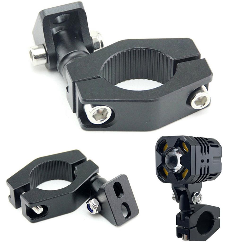 1/2PC Universal Mounting Bracket Led Headlight Motorcycle Work Spot Lights Clamp Hook 20mm To 26mm Tube Bar Handlebar Holder Kit