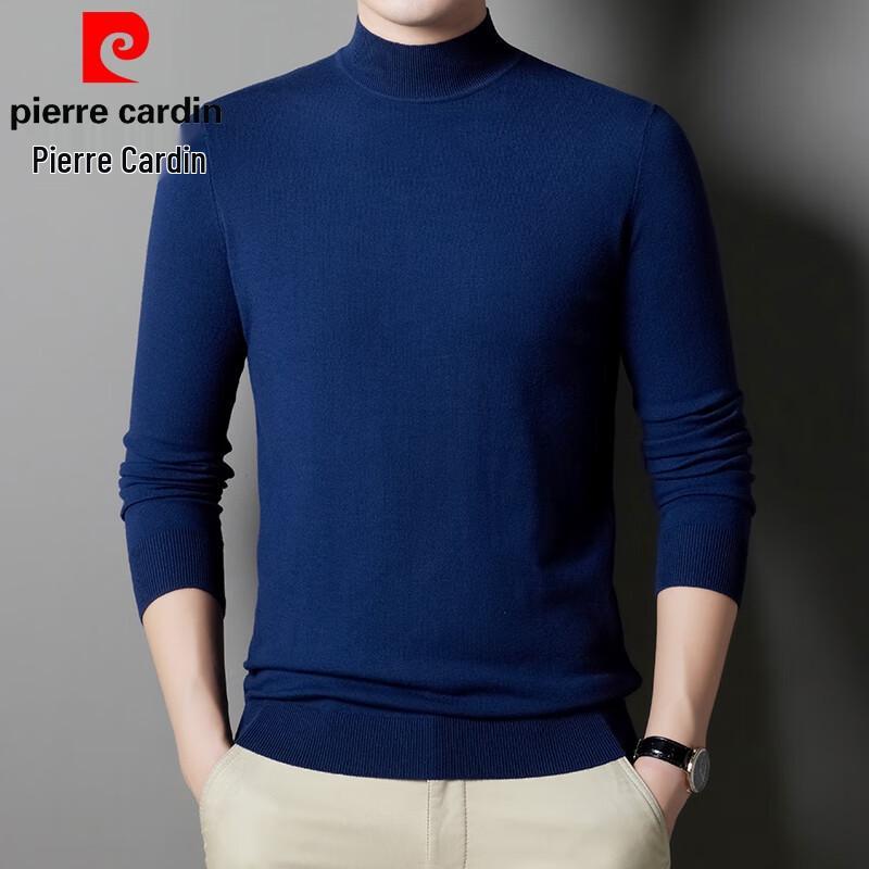 Pierre Cardin Men's Slim Fit Half-High Collar Knit Sweater