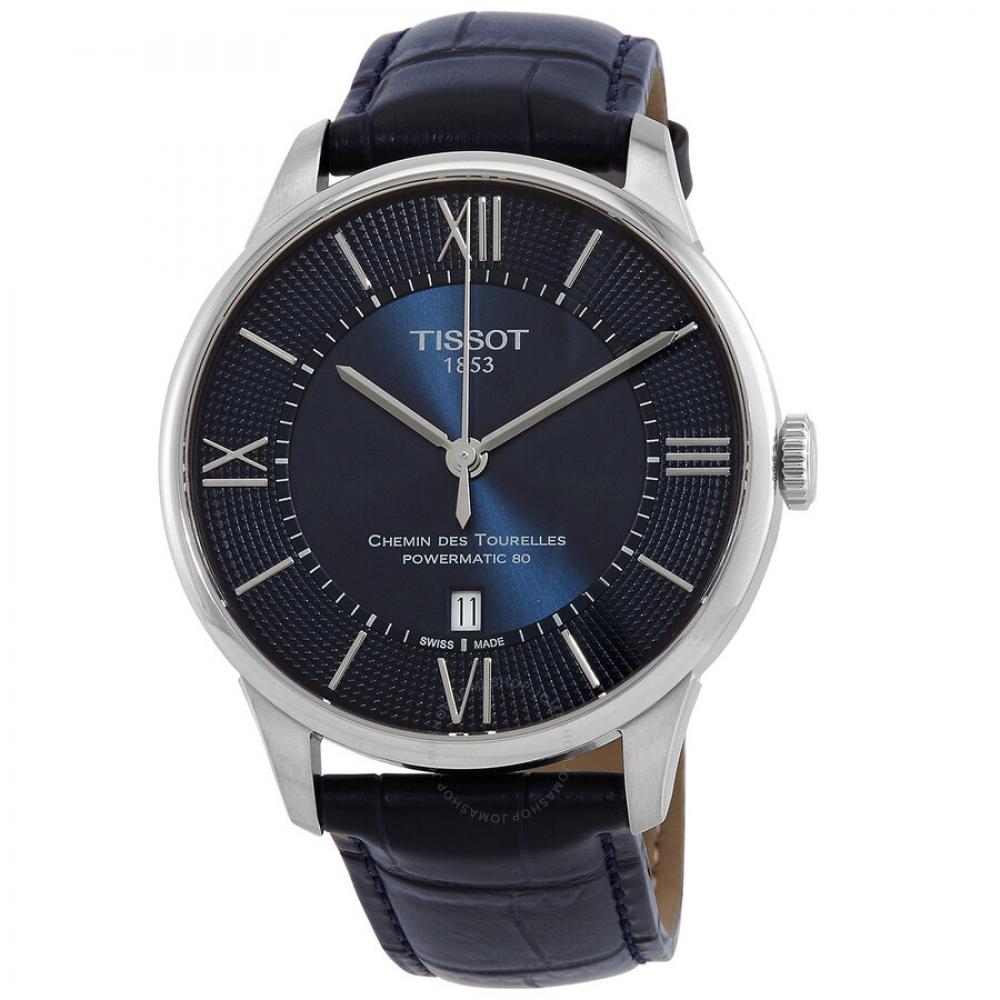 

TiSSot Chemin DeS TourelleS Automatic Blue Dial Men S Watch T099.407.16.048.00