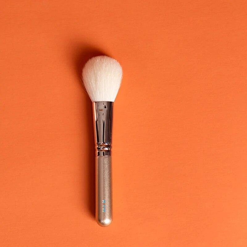 MAKEUP BRUSH B110 Round BLUSH J4003 Angled HIGHLIGHT Brush - Gold - Quality Goat Brisltes Cosmetics Powder Bronzer Blending Tools