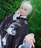 [Milky Time] Yosuga No Sora Kasugano Sora Cosplay Costume with Wig, Halloween Kimono, Yosuga Black Kimono