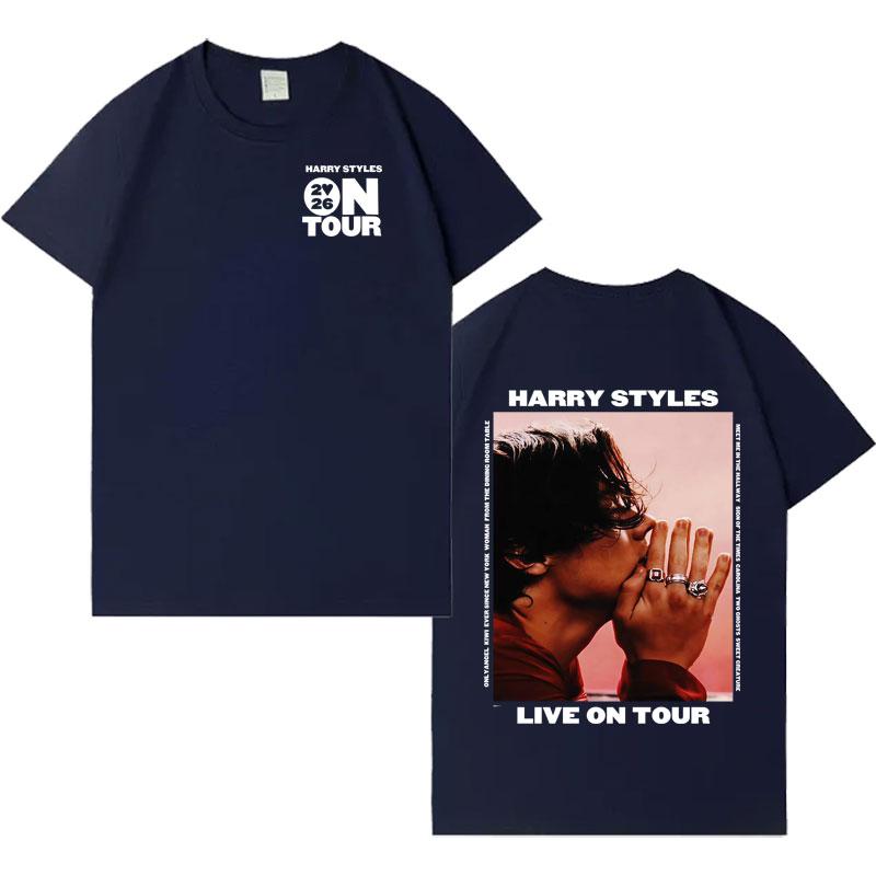 Singer Harry Styles Love Tour 2026 Tshrits Casual Cotton T Shirt Mens Womens Hip Hop Cozy Oversized Casual Short Sleeve Tshirt