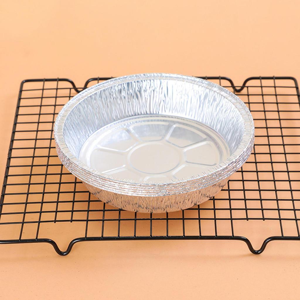 50pcs Disposable Aluminum Foil Tray for Air Fryer Baking Sheet