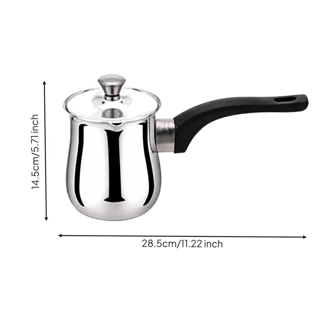 Thickened Stainless Steel Coffee and Tea Pot Food-Safe Teapot Long-Lasting