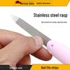Stainless Steel Dual-Sided Nail Polishing and Shaping Folding File