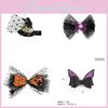 Halloween Pet Headbands With Whimsical Pumpkin And Spider Accessories For Dogs And Cats