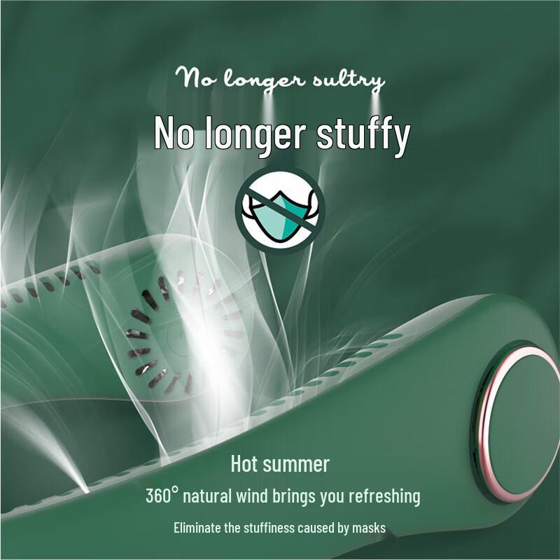 GEERSINUO Bladeless Portable Neck Fan