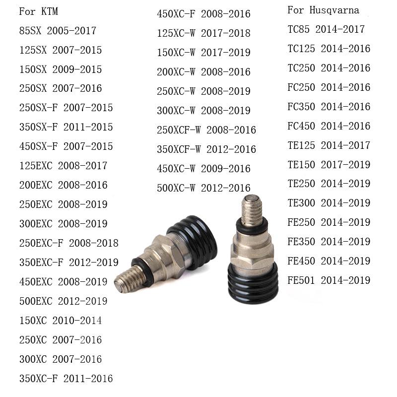 Front Shock Absorber Bleeder Screw for KTM, Honda CRF, Kawasaki KX, Suzuki, Yamaha Off-road Vehicles