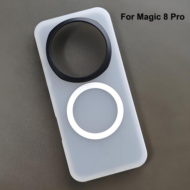 For Honor Magic 8 & 8 Pro Case Magsafe Luxury Slim Matte Black Translucent Frosted Lightweight Baby Skin Touch Phone Case Cover