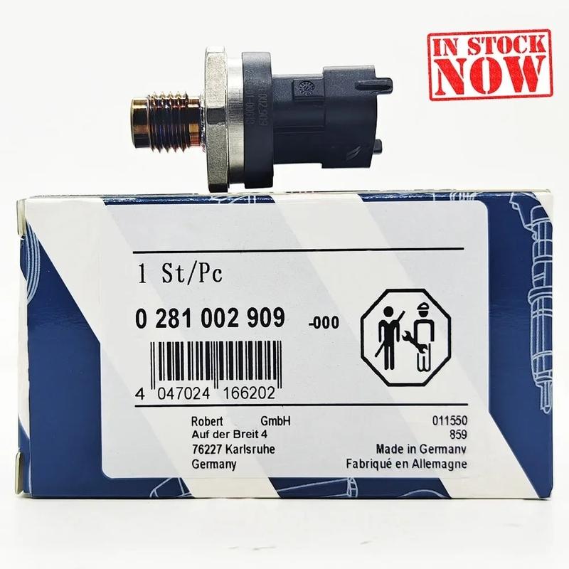 In Stock 0281002909 Fuel Rail Pressure Sensor 0281002867 3140127000 For HHYUNDAI Tucson KIA FFIAT DUCATO BMMW Original 0281002909