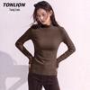 TonLion Women's 7A Antibacterial Thin Velvet Base Layer Top