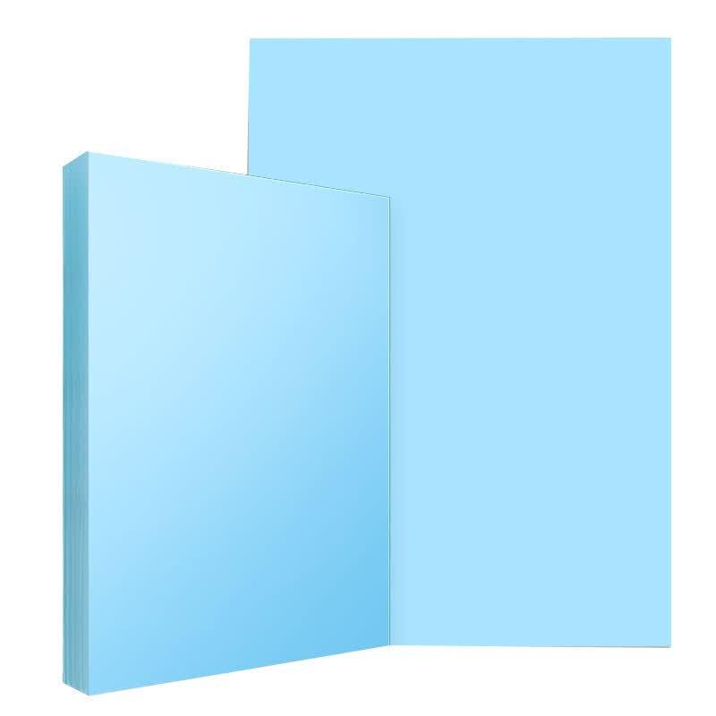 Deli 7757 A4 Light Blue Color Copy Paper (6-Pack)