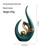 European Ceramic Time Flies Ornament: Elegant Art Decor for Home or Office