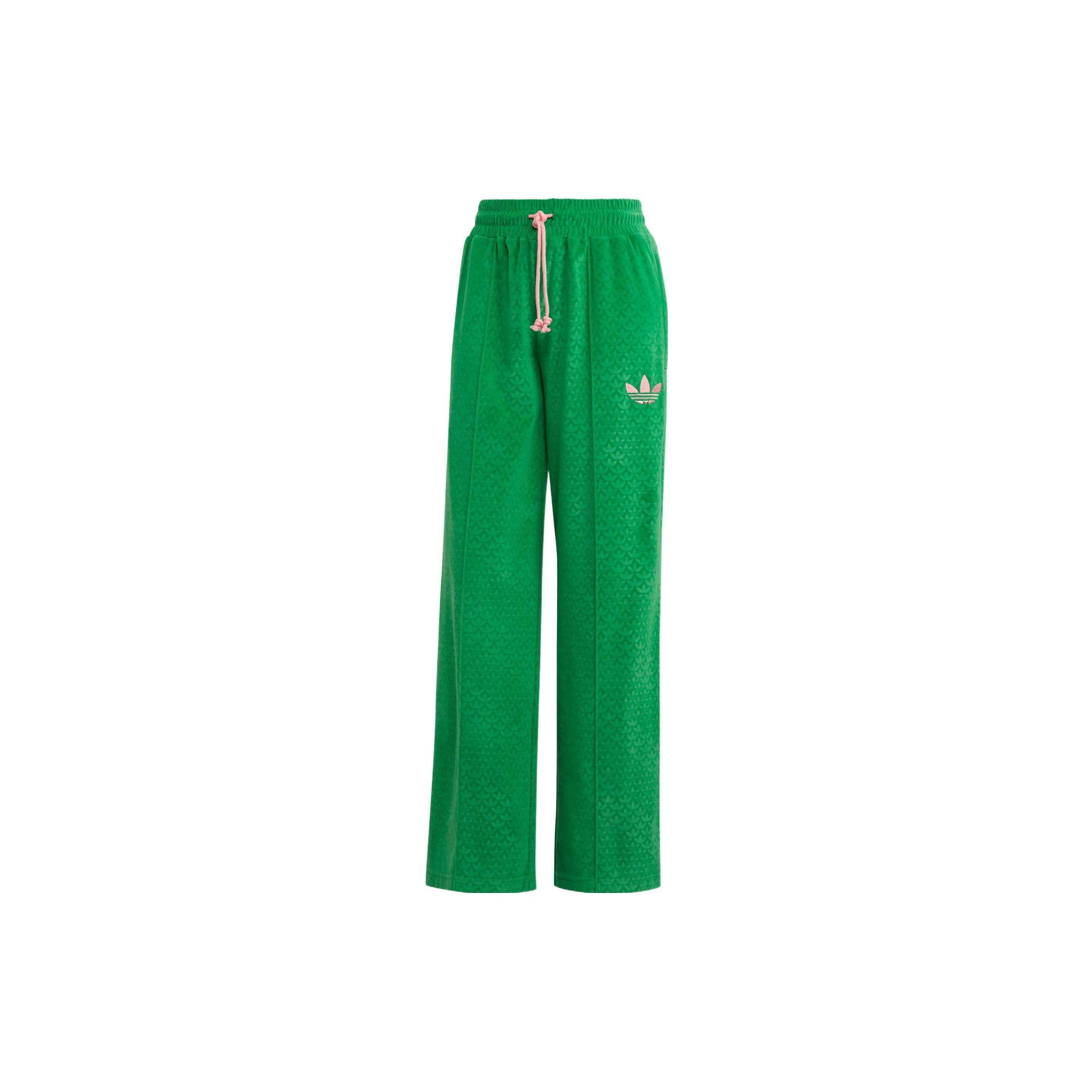 adidas Originals Adicolor Heritage Now Velour Track Pants Green Unisex IB2049 XS