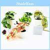 Epipremnum Aureum Simulation Potted Artificial Plant Ornament Decor