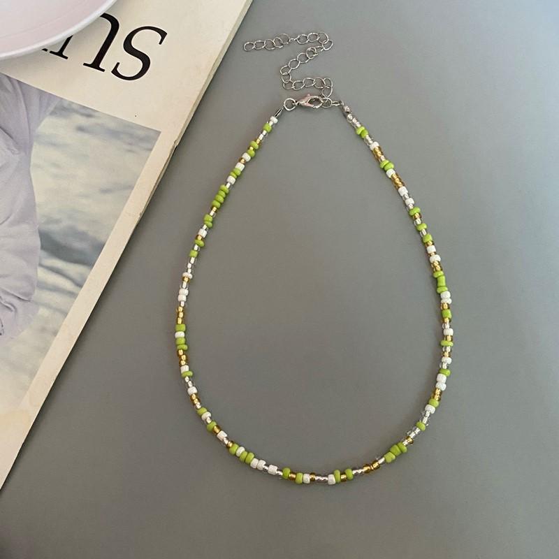 New Seed Beads Bohemia Choker Chain Fashion Charm Collar Colorful Handmade Colar Collar Necklace Jewelry Femme
