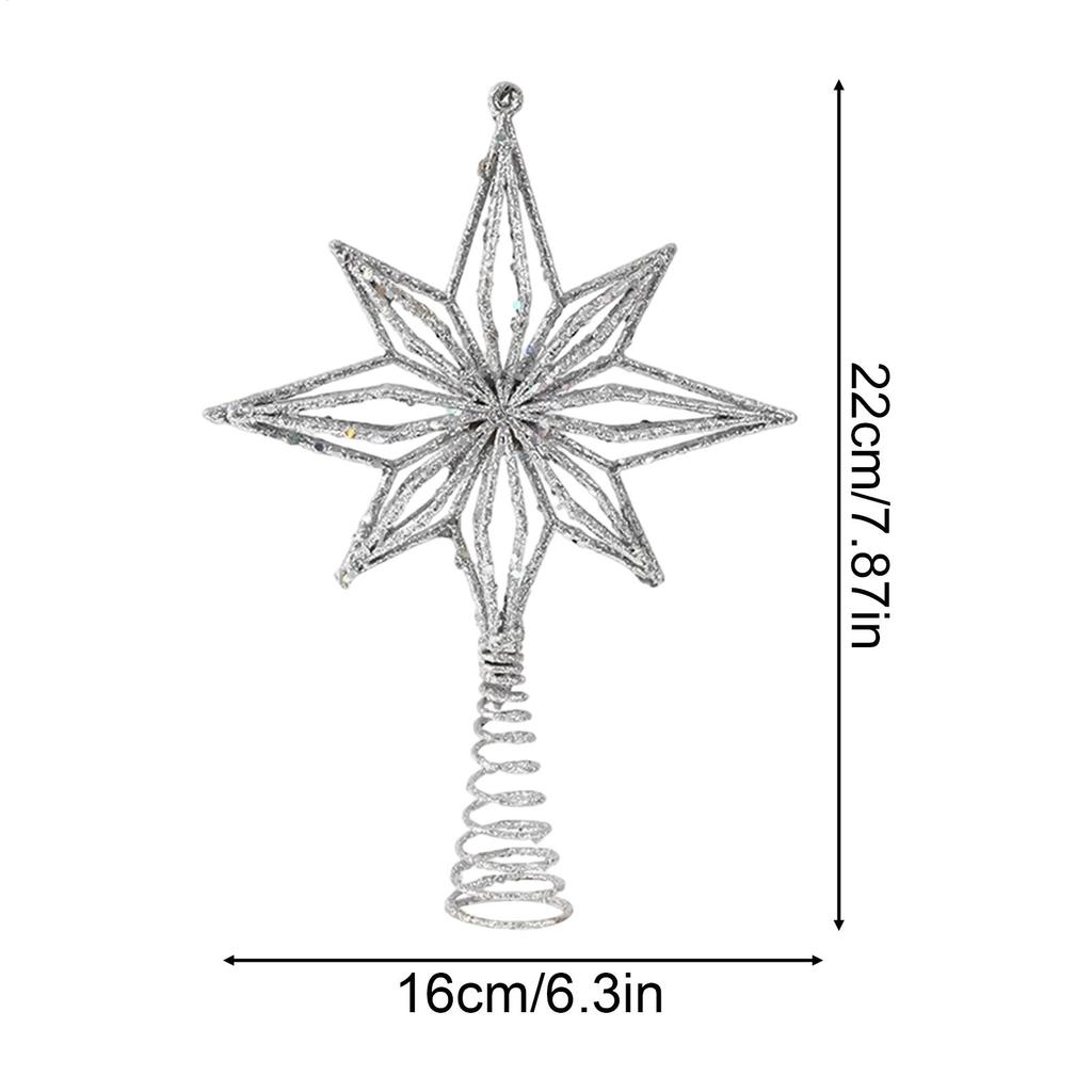 Christmas Tree Topper Star Modern Reusable Ornaments Christmas Tree Star Topper Holiday Decor For Indoor Outdoor Mantel Table