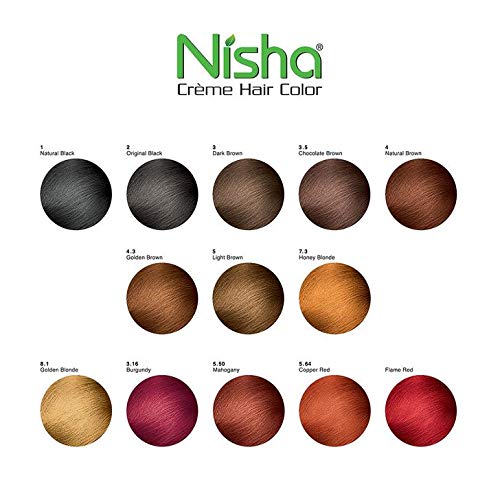 Nisha Vopsea de Păr Crem Blond Auriu 8.1 Acoperire 100% Fire Albe Luciu Profund Ultra Moale Pachet 60g+60ml+18ml