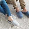 Double Soft Microfiber Living Room Slippers (Women's)