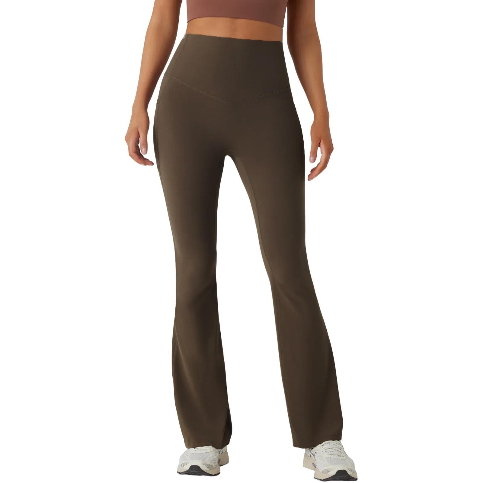 

Женские брюки с высокой посадкой и боковыми карманами S чёрный