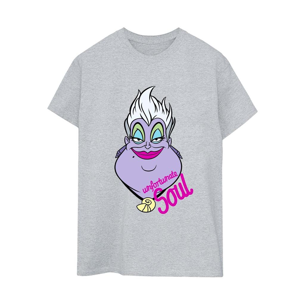 Disney Womens/Ladies Villains Ursula Unfortunate Soul Cotton Boyfriend T-Shirt